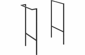 Statement Optional Frame w/Integrated Towel Rail - Black