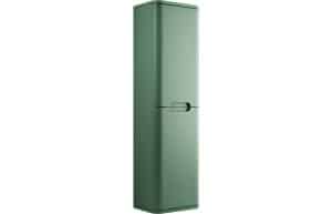 Lambra 350mm 2 Door Wall Hung Tall Unit - Matt Sage Green