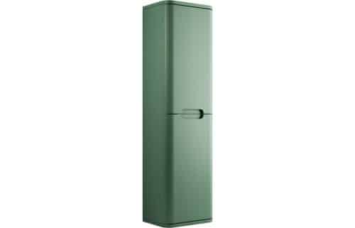 Lambra 350mm 2 Door Wall Hung Tall Unit - Matt Sage Green