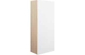 Texture 300mm 1 Door Wall Unit - Matt White