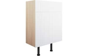 Texture 600mm 2 Door Basin Unit - Matt White