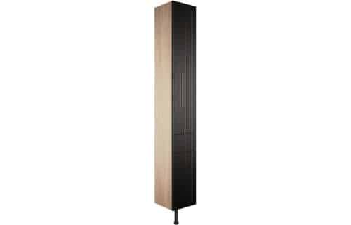 Texture 300mm 2 Door  1 Drawer Tall Unit - Matt Graphite Grey
