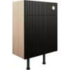 Texture 600mm WC Unit - Matt Graphite Grey