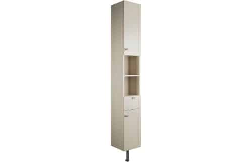 Benita 300mm 2 Door Tall Unit - Matt Latte