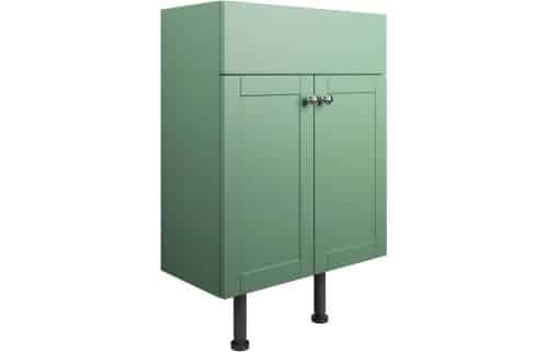Benita 500mm 2 Door Basin Unit - Matt Sage Green