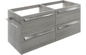 Morina 1200mm Wall Hung Basin Unit Run (No Top) - Elm Grey