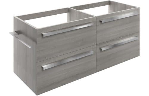 Morina 1200mm Wall Hung Basin Unit Run (No Top) - Elm Grey