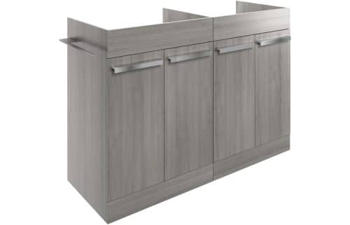 Morina 1200mm Floor Standing Basin Unit Run (No Top) - Elm Grey