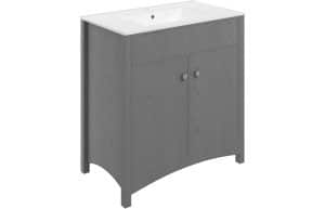 Lucia 810mm Basin Unit (exc. Basin) - Grey Ash