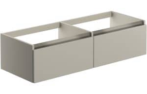 Carino 1200mm Wall Hung Basin Unit Run (No Top) - Latte