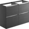 Carino 1200mm Floor Standing Basin Unit Run (No Top) - Graphitewood