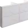 Perla 1200mm Wall Hung Basin Unit Run (No Top) - Marble