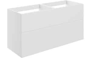 Statement 1180mm 4 Drawer Wall Unit (No Top) - Matt White