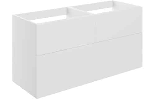 Statement 1180mm 4 Drawer Wall Unit (No Top) - Matt White