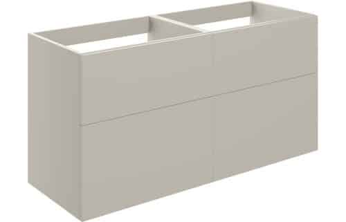 Statement 1180mm 4 Drawer Wall Unit (No Top) - Matt Latte