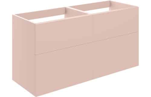Statement 1180mm 4 Drawer Wall Unit (No Top) - Matt Antique Rose
