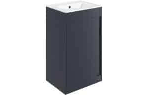 Elements 510mm Floor Standing Unit Inc. Basin - Matt Indigo Blue