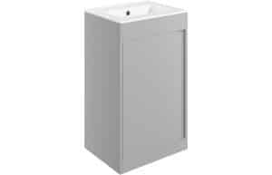 Elements 510mm Floor Standing Unit Inc. Basin - Matt Light Grey