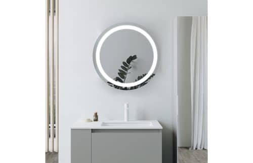 Elaina 600mm Round Front-Lit LED Mirror - Image 3