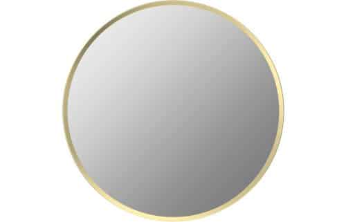 Kenji 600mm Round Mirror - Brushed Brass