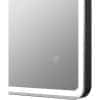 Kota 600mm Rectangle Front-Lit LED Mirror - Matt Black - Image 2