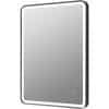 Kota 600mm Rectangle Front-Lit LED Mirror - Matt Black
