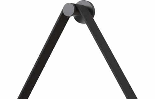 Mako 600mm Round Mirror - Matt Black - Image 3