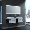 Solana 600x1200mm Rectangle Surround-Lit LED Mirror - Image 3