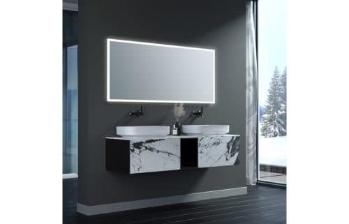 Solana 600x800mm Rectangle Surround-Lit LED Mirror - Image 3