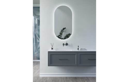 Savita 400mm Oblong Back-Lit LED Mirror - Image 3
