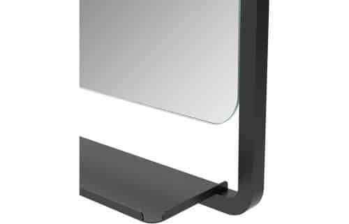 Sana 500mm Rectangle Mirror w/Shelf - Image 2