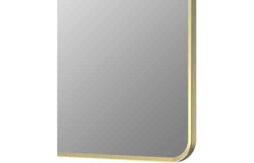 Kenji 600x800mm Rectangle Mirror - Brushed Brass - Image 2