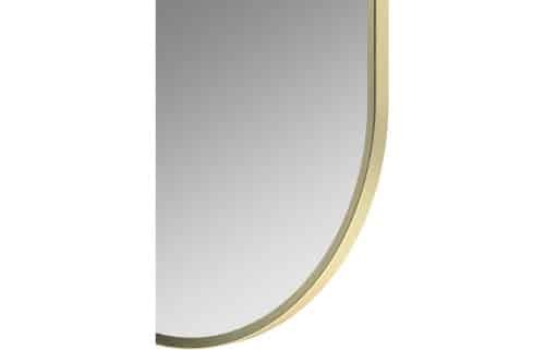 Kenji 800x400mm Oblong Mirror - Brushed Brass - Image 2