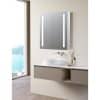 Sakura 600mm 2 Door Front-Lit LED Mirror Cabinet - Image 4