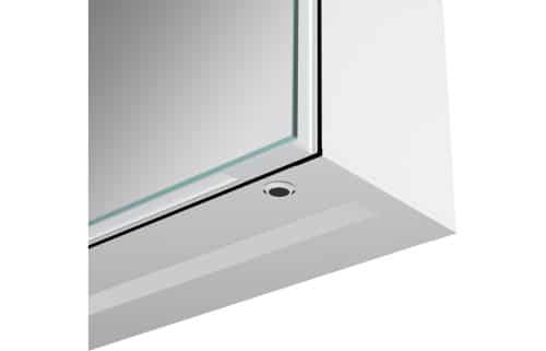 Suki 500mm 1 Door Front-Lit LED Mirror Cabinet - Image 2
