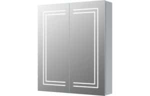 Suki 600mm 2 Door Front-Lit LED Mirror Cabinet