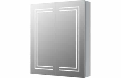 Suki 600mm 2 Door Front-Lit LED Mirror Cabinet