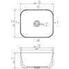 Bain Deep 420mm Washbowl - Image 5