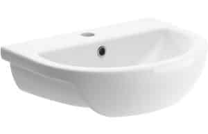 Tuscany 500x390mm 1TH Semi Recessed Basin