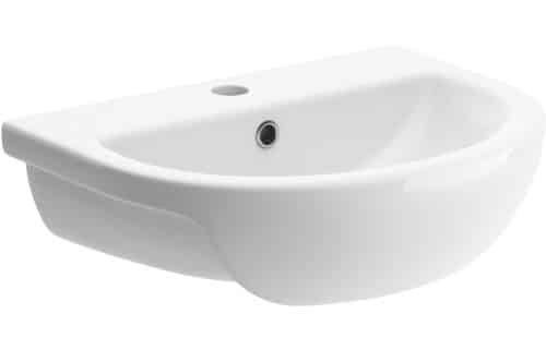 Tuscany 500x390mm 1TH Semi Recessed Basin