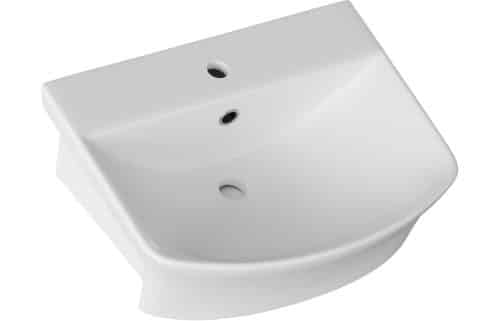 Sandro 500x400mm 1TH Semi Recessed Basin - Image 2