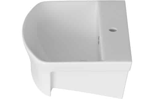 Sandro 500x400mm 1TH Semi Recessed Basin - Image 3