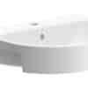 Lily 555x435mm 1TH Semi Recessed Basin