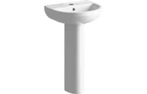 Laurus² 500x390mm 1TH Basin & Full Pedestal