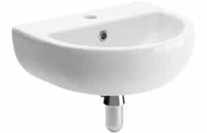 Tuscany 450x400mm 1TH Cloakroom Basin & Bottle Trap