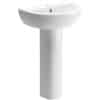 Tuscany 550x400mm 1TH Basin & Full Pedestal