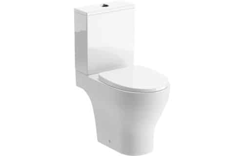 Lily Rimless C/C Part Shrouded WC & Soft Close Seat