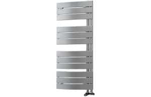 Quadrata 49mm Designer Curved Square Ladder Radiator 550x1080mm - Chrome