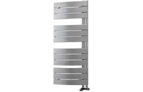 Quadrata 49mm Designer Curved Square Ladder Radiator 550x1080mm - Chrome