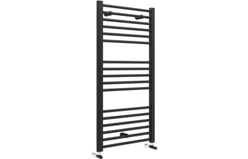 Grada Straight 30mm Ladder Radiator 600x1200mm - Matt Black